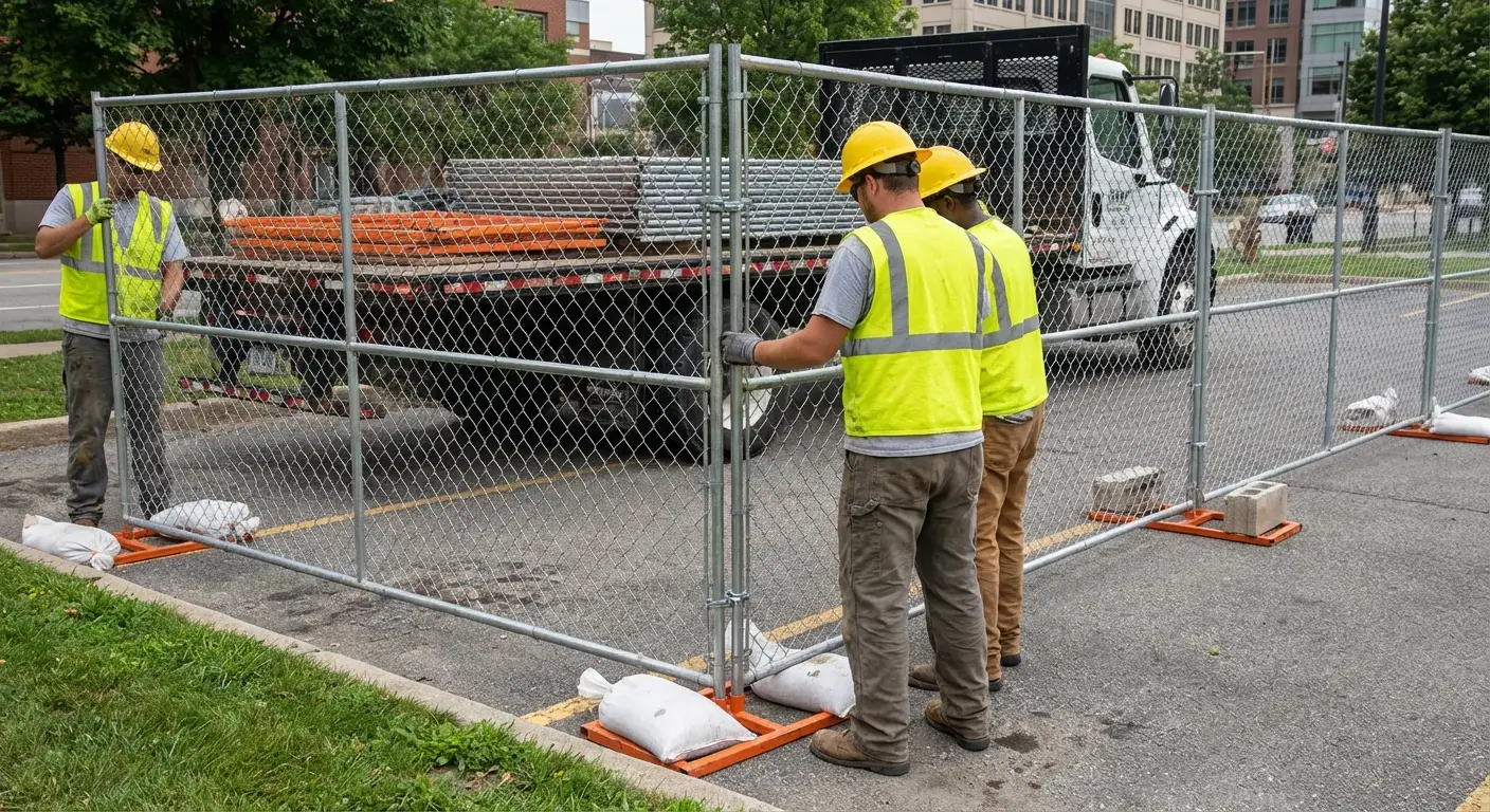 Temporary fencing solutions meeting Highland requirements