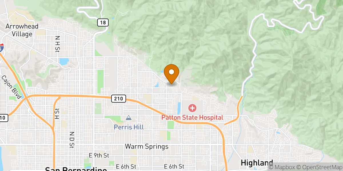  neighborhood map in Highland, CA
